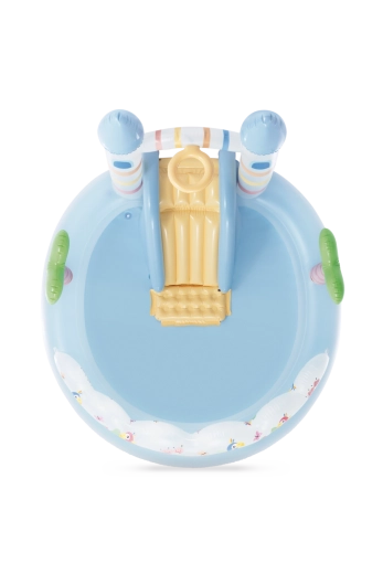 Toboggan souple avec arrivée rembourrée