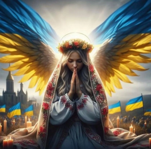 Diamond Painting Ukrainian Angel 30x40cm