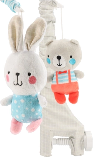 Zachte pluchen figuurtjes voor visuele ontwikkeling