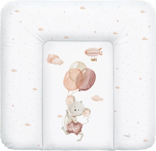 Ceba Baby weiche Wickelauflage Basic Mouse 75 × 72 cm