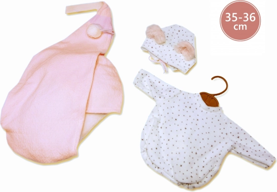 Tenue avec hamac suspendu pour poupée NEW BORN 35–36 cm