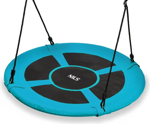 NILS Camp Stork Nest Swing, turquoise, diameter 100 cm