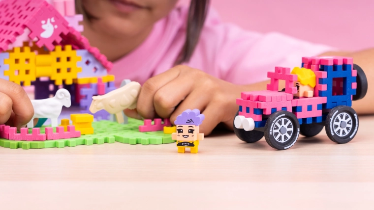 Eenvoudig verbinden, duurzame stukjes