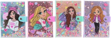 Notitieboekje met pailletten voor meisjes