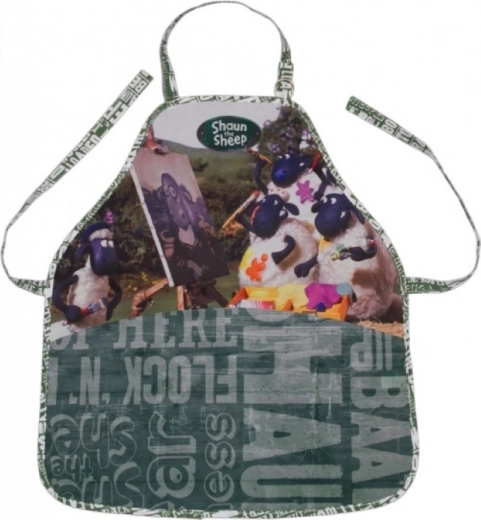 Children's Apron with Shaun the Sheep motif