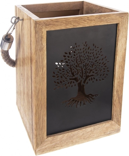 Indrukwekkend lichteffect met boompatroon