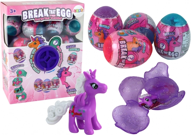 Œuf crépitant pailleté Licorne - ensemble de 12 pièces