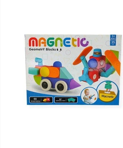 Buntes 35-Teile-Set für kreative Bauten