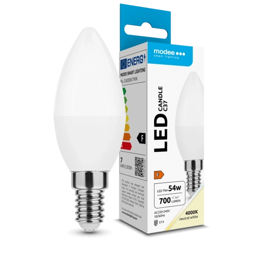 LED candle bulb 7 W E14 4000 K 700 lm 200° Modee Lighting