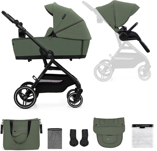 Kinderkraft Select Yoxi 2-in-1 stroller mystic green