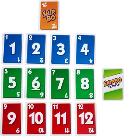 Easy-to-read cards with large numbers