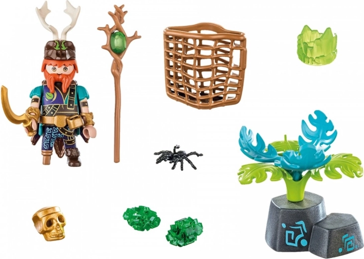 Interactieve plant met kristallen