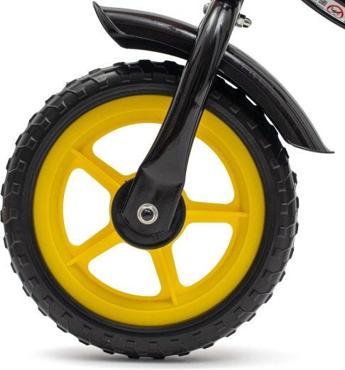 Maintenance-free 12" EVA wheels for a smooth ride