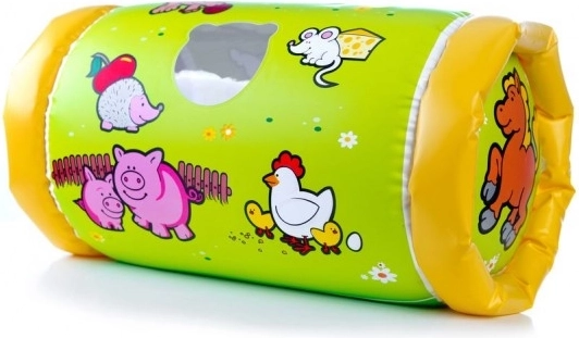 Rouleau gonflable avec grelots Mes premiers animaux 42 × 23 cm