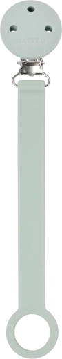 Attache-tétine en silicone Nattou Vert sauge