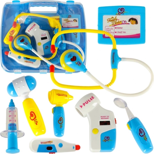 Children's Medical Kit in a Case with Blue Light