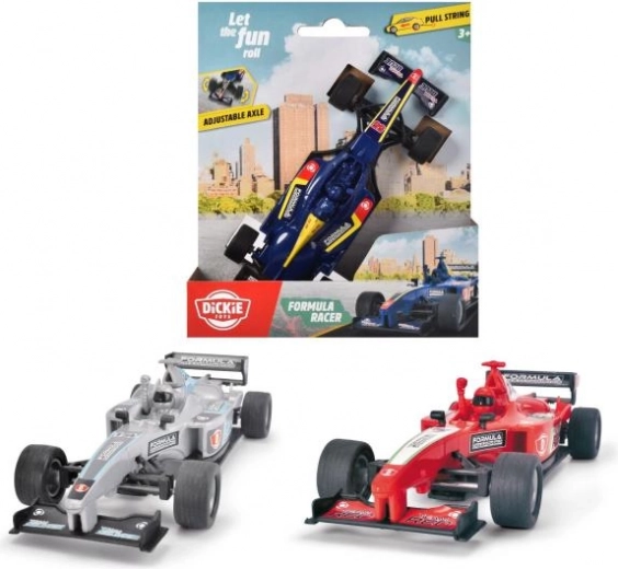 Formula 1 racing model 14 cm with pull string, 1:32, 3 colors