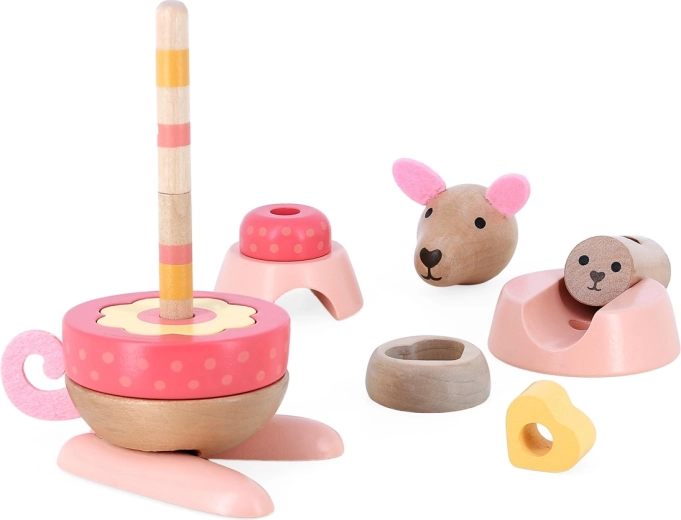 Stabiele houten basis en prettige details