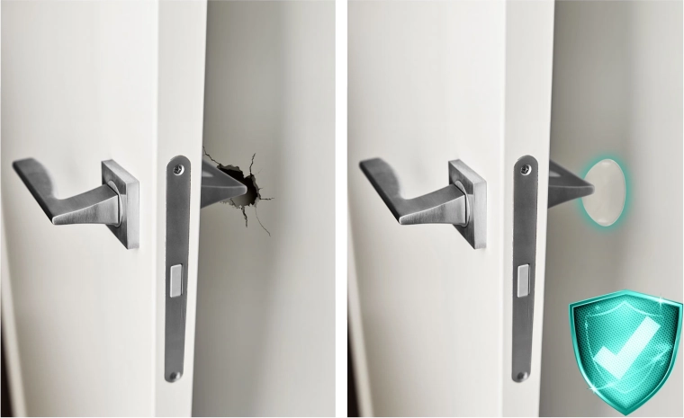 Sterke schokdemping zonder oppervlakken te beschadigen