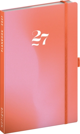Notique Planbook planningsagenda en notitieboek Coral 2027 13 × 21 cm