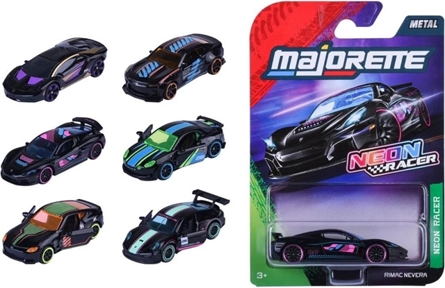 Majorette Neon Racer Premium mini voiture 7,5 cm (1 pièce)
