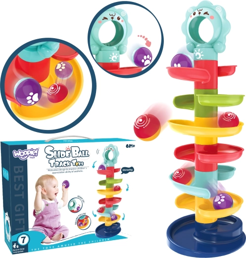 Culbuteur pour enfants avec billes Woopie