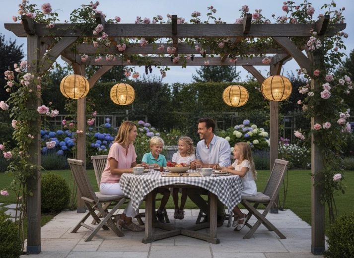 Ambiance pour les soirées en plein air