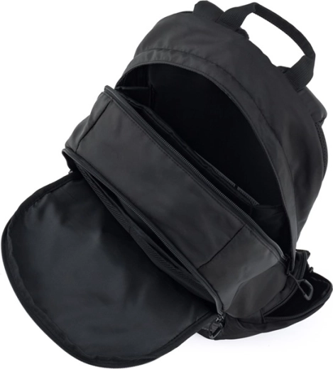 Indeling met drie vakken en laptopvak