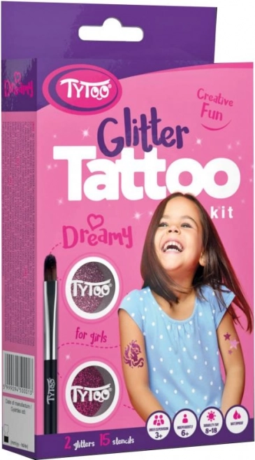TyToo Dreamy – set voor glittertattoos voor meisjes