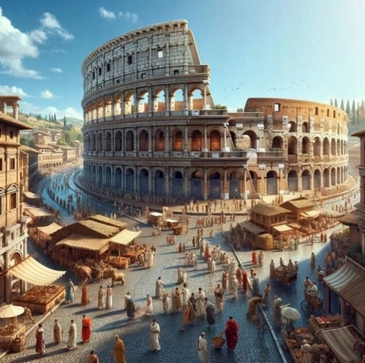 Diamantschilderen Colosseum 30 × 40 cm