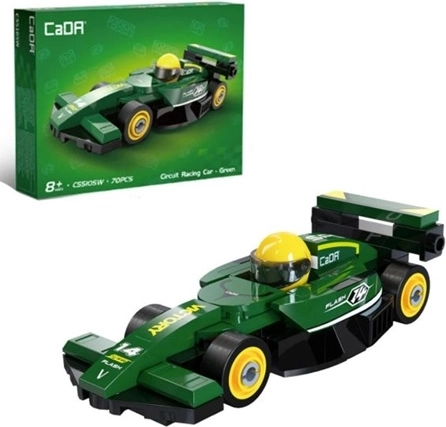 Cada kit de construction voiture de sport Circuit Racing Car verte