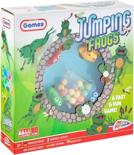 Jumping Frogs – family board game by GRAFIX