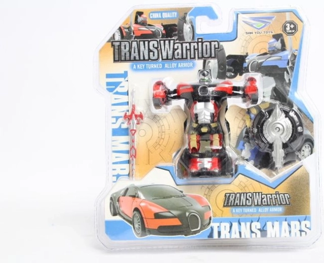 Transrobot – figurine robot transformable (2 variantes de couleur)