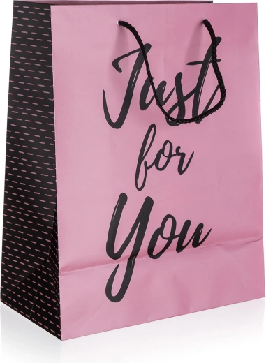 Cadeautas Just For You Pink M 18 × 22 × 10 cm