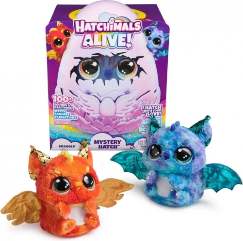 Hatchimals hatching interactive dragon with mist and lights