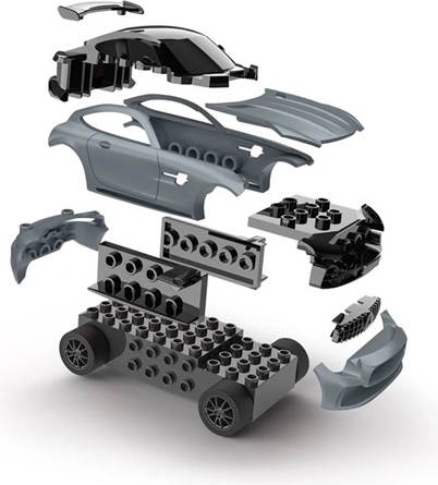 Compatible with building bricks