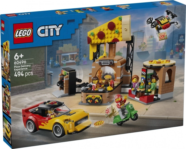 LEGO City Pizza-Lieferdienst mit Fahrzeugen