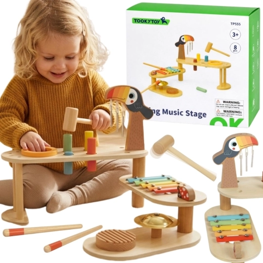 Tooky Toy educational musical table – toucan