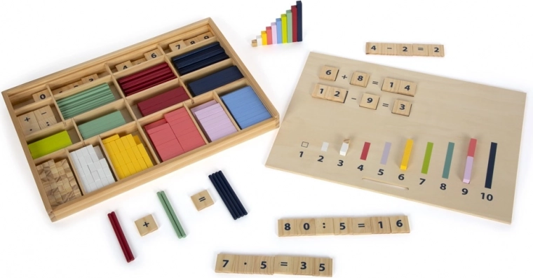 Houten wiskundeset in box SMALL FOOT Educate