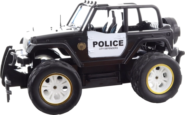 Realistic police design and headlights
