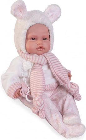 Poupée réaliste Antonio Juan - corps souple, sons, 50 cm