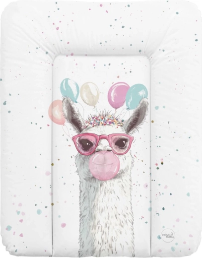 Ceba Baby zachte verschoonmat Basic Crazy Lama 50 × 70 cm