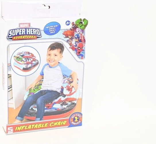 Fauteuil gonflable pour enfant Marvel Super Hero Adventures 55 × 55 × 35 cm