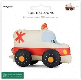 Standing Foil Balloon Ambulance 68 × 48 cm (assorted)