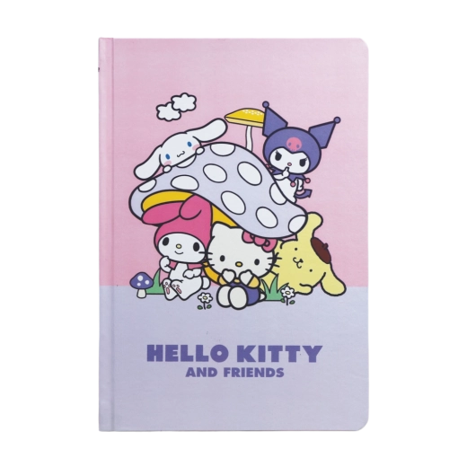 Hello Kitty and Friends A5 Notebook Block – Mushroom