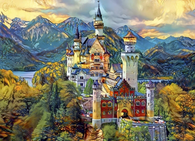 Puzzel Neuschwanstein 1000 stukjes BLUEBIRD