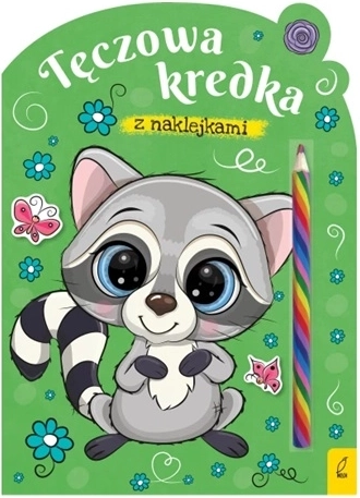 Rainbow Pencil – Raccoon Coloring Book