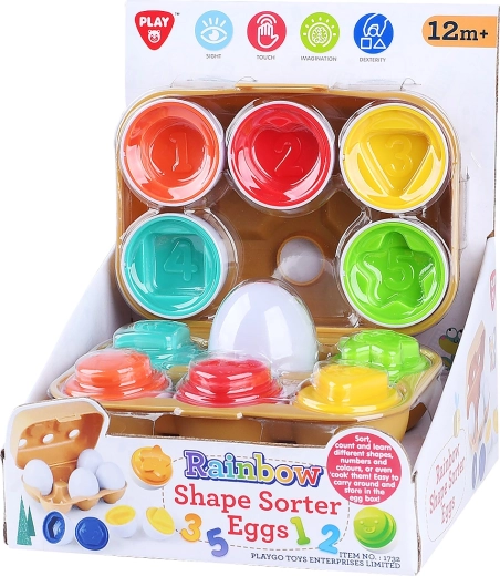 Playgo regenboog eierdop