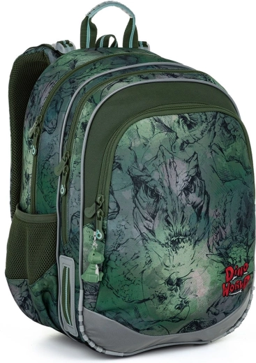 Topgal school backpack with a dinosaur design