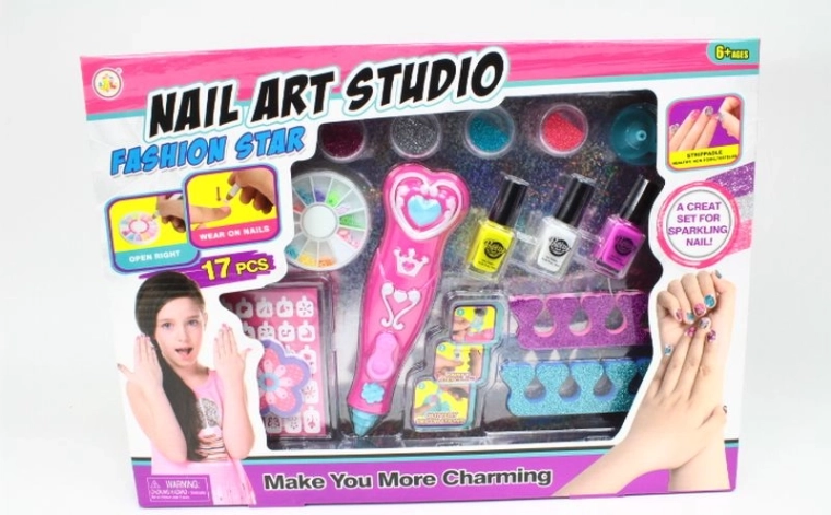 Kit créatif d’ongles pour enfants – studio à ongles